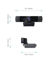 Aukey PC-LM1E Stream Series 1080P Dual-Mic Webcam For Meetings, Gaming, Live Streaming On Mac Windows