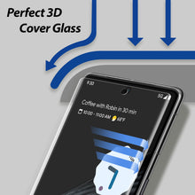 Whitestone Dome Glass Screen Protector for Google Pixel 7 Pro, Full Tempered Glass Shield with Liquid Dispersion Tech [Easy to Install Kit] Smart Phone Screen Guard with Camera Film Protector
