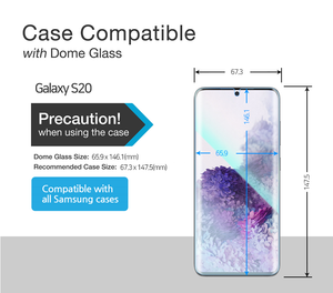 Whitestone Dome Glass Galaxy S20