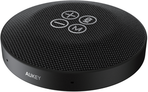 Aukey SP-A8 Stream CyberTalk Bluetooth Conference Speakerphone 8H Playtime, HD Audio. Dual Mic. Bluetooth/USB Cable