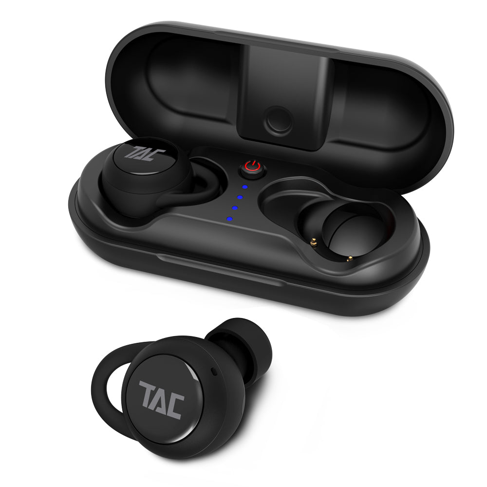 TAC Sports Free True Wireless IPX7 Waterproof Sports Earbuds
