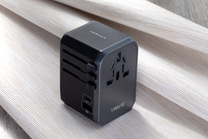 Momax UA7 1-World AC Travel Adapter (Type-C 30W PD + 3 USB-A)